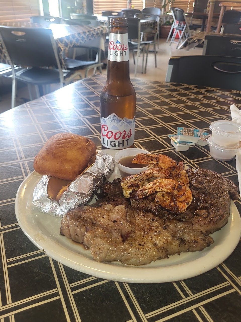 Steak and Shrimp
